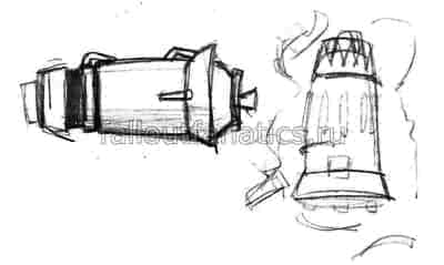 Упавшая ступень ракетоносителя Fallout Nevada